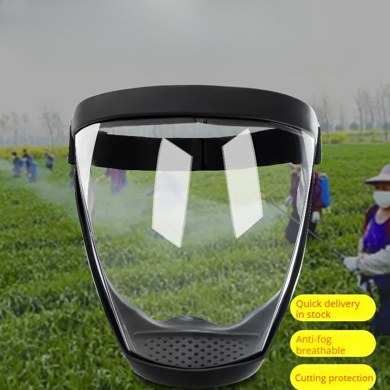 Transparent Full Faceshield Re - Anti Pollution Mask ulasan dan harga