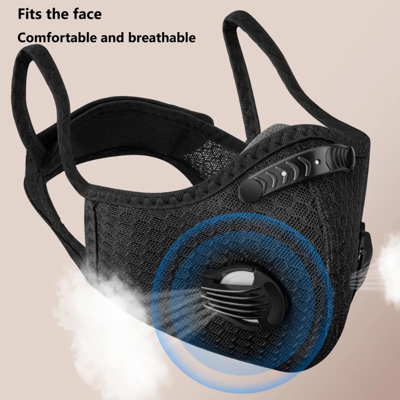Cycling Face Mask Sport Washab - Anti Pollution Mask ulasan dan harga