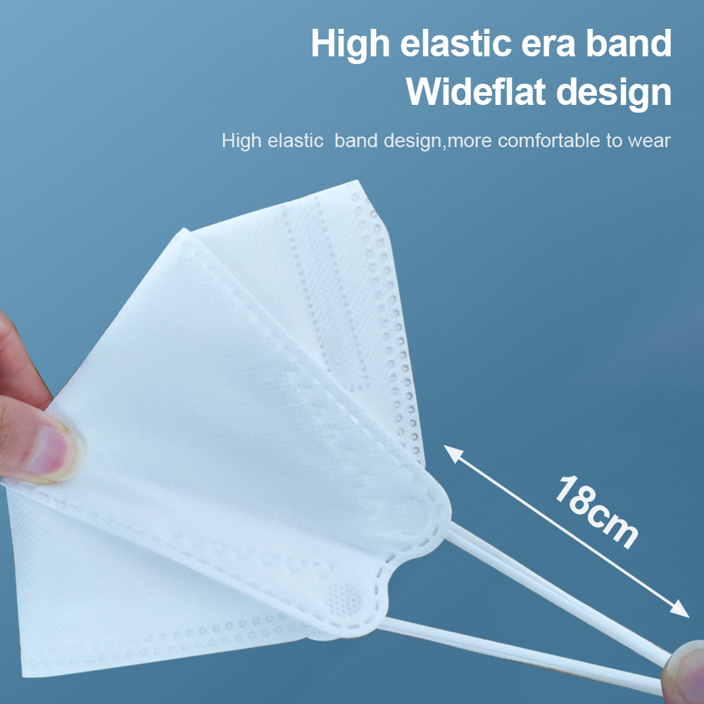10-200pcs FPP2 Fish Mask KN95  - Disposable Surgical Mask ulasan dan harga